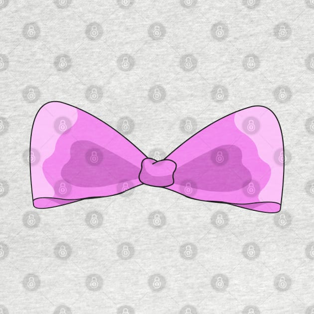 pink bow by persa